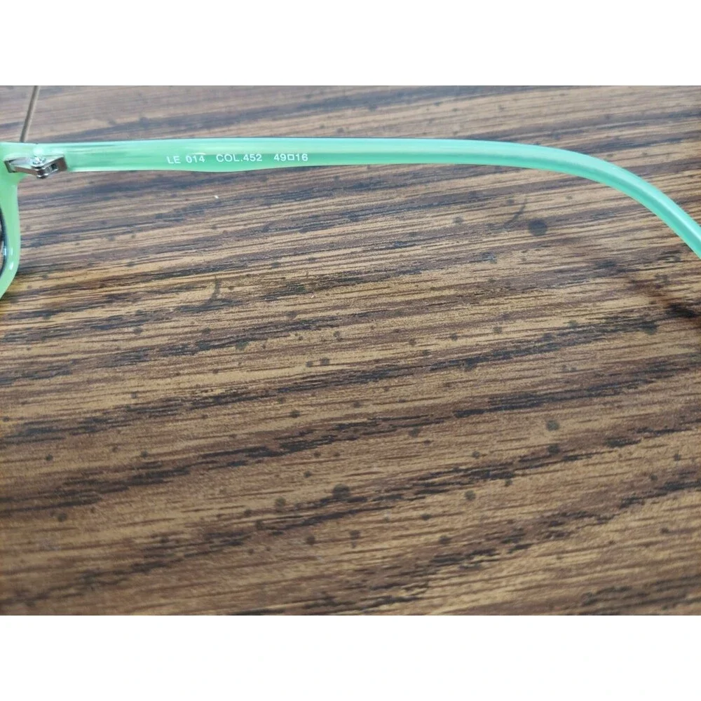 Legre LE014 Green Inside and Dark Brown Outside COL 452 49-16 Frames Only